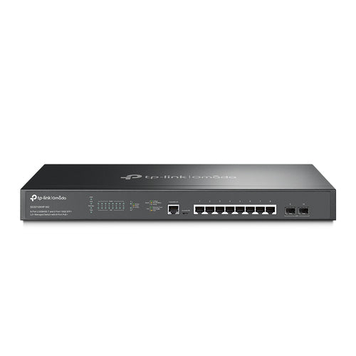 Tp-Link Omada 8-Port Managed 2.5G L2+ Rack Switch, Poe+(8 ), 10G Sfp+(2), 240W, 5Yr