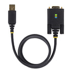 Startech 10Ft (3M) USB To Null Modem Serial Adapter Cable, Interchangeable Db9 Screws/Nuts