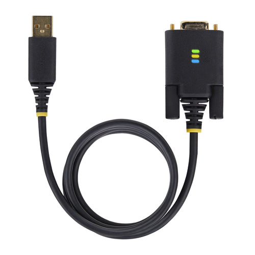 Startech 10Ft (3M) USB To Null Modem Serial Adapter Cable, Interchangeable Db9 Screws/Nuts
