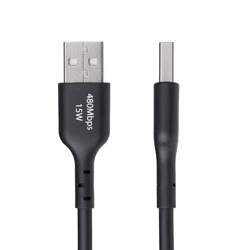 Startech USB A To C Cable M M 3M USB 2 0 Black 15W
