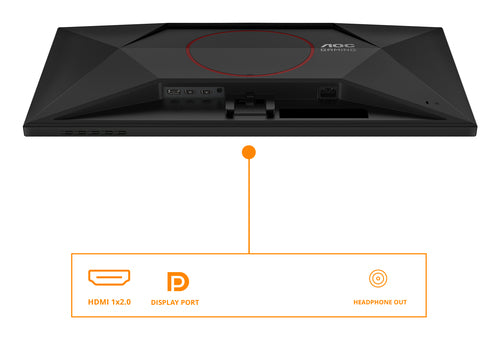 Aoc 27" (16:9) Qhd Ips, 1Ms, 240Hz, Adaptive Sync, Hdmi, Dp, 3Yr