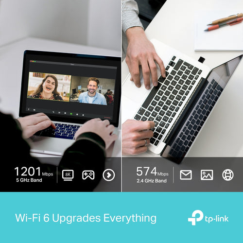 Tp-Link Archer Ax1800 Nano Wi-Fi 6 Dual-Band USB Adapter, 3Yr