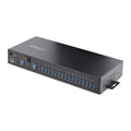 Startech 16 Port Industrial USB 3.0 Hub/Switch 5Gbps, Metal, Mountable 2Yr