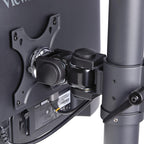 Startech Desk Mount For 2X Vertically Stacked Monitors, Dual 49"; Taa, 5 Yr