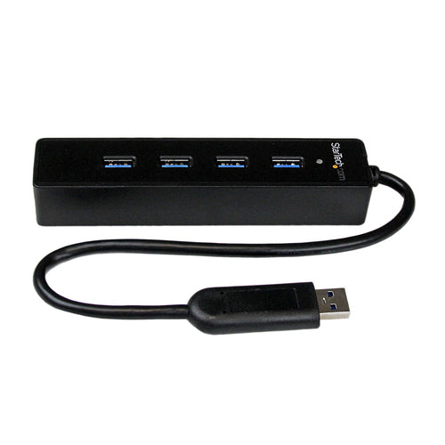 Startech 4 Port Portable Superspeed USB 3.0 Hub With Built-In Cable 2Yr