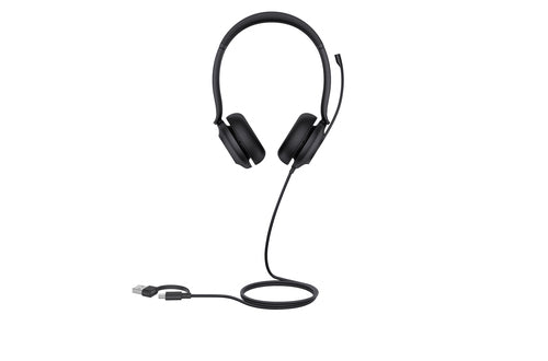 Yealink Wired (Uh35) Ms Stereo Headset,Noise Cancelling Mic,C/A Adapter, Project Base Only