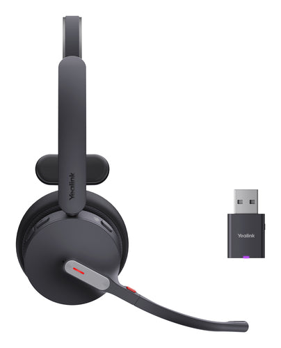 Yealink Bluetooth Dect (Wh64) Ms Mono Hybrid Headset, Wdd60 Dect Dongle, No Base Station