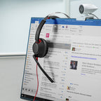 HP Poly Blackwire C5220 Uc Stereo Usb-C Corded Headset, 3.5Mm Inc Usb-A Adaptor