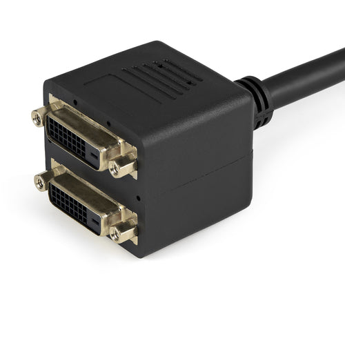 Startech 30Cm Dvi-D To 2X Dvi-D Digital Video Splitter Cable - M/F, Ltw