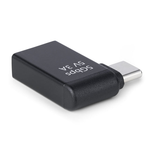 Startech Usb-C To Usb-A Adapter, Right-Angled, USB 5Gbps, 3A, Usb-C Male To Usb-A Female C