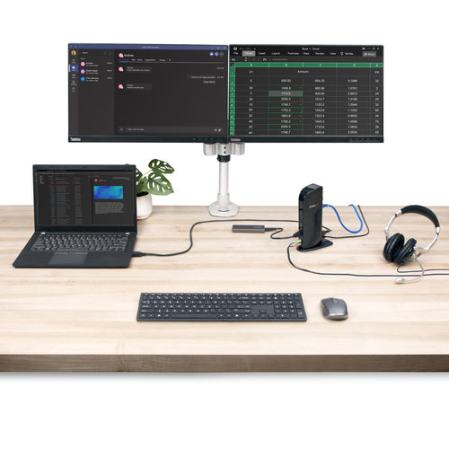 Startech USB 3.0 Dock, Dual Display, Hdmi, Dvi, Usb(6), 3Yr