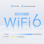 Tp-Link Deco Ax6000 5G Wi-Fi 6 Dual-Band Gateway, Sub-6 Ghz, 2.5Gbe(1), 1-Pack, 3Y