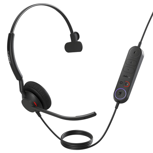 Jabra Engage 40 Ms Mono Headset, Inline Link,Usb-A