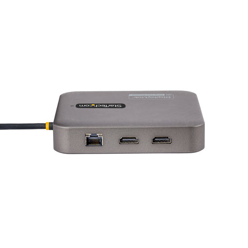 Startech 0.55M Usb-C Multiport Adapter,100W, Usb(1), 4K Hdmi(2), Rj45(1), Sd/Mmc, 3Yr