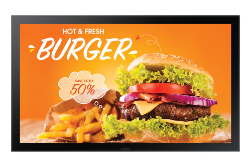 Samsung (Ohb) Outdoor Ip66 Display, 24" Fhd, 1500Nits, Hdmi(2), Lan, 24H/7D, 3Yr