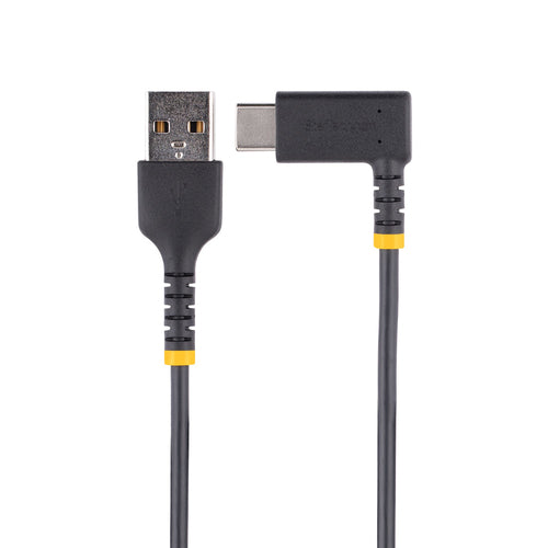 Startech 1Ft (30Cm) Usb-A To Usb-C Fast Charging Cable, Rugged, Right-Angled, Charge & Syn