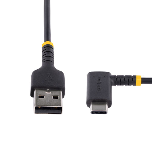 Startech 3Ft (1M) Usb-A To Usb-C Fast Charging Cable, Rugged, Right-Angled, Charge & Sync,