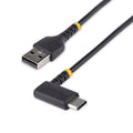 Startech 3Ft (1M) Usb-A To Usb-C Fast Charging Cable, Rugged, Right-Angled, Charge & Sync,