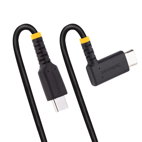 Startech 3Ft (1M) Usb-C Fast Charging Cable, Rugged, Right-Angled, Charge & Sync, 60W (3A)