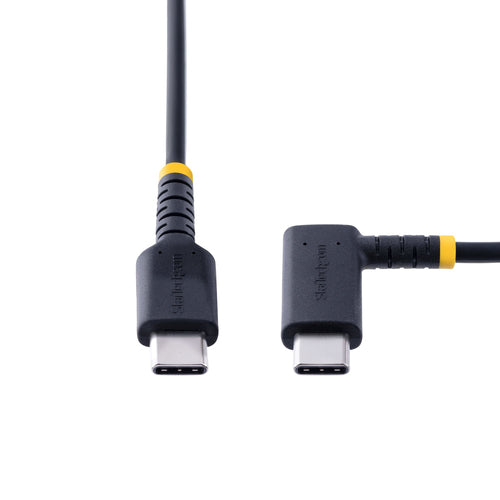 Startech 3Ft (1M) Usb-C Fast Charging Cable, Rugged, Right-Angled, Charge & Sync, 60W (3A)
