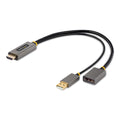Startech 1Ft (30Cm) HDMI To Displayport Adapter Cable, Active 4K 60Hz HDMI 2.0 To Dp 1.2 C