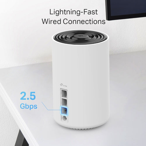 Tp-Link Deco Axe5400 Mesh Wi-Fi 6E Tri-Band System, 2.5Gbe(2), Gbe(1), 2-Pack, 3Yr