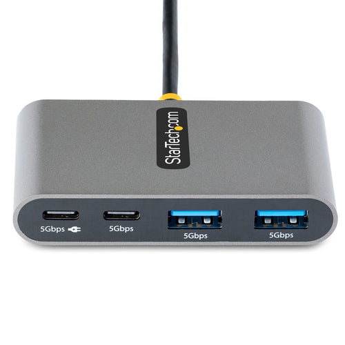 Startech 0.3M, Usb-C Hub, 100W, Usb(2), Usb-C(2), 5Gbps, 2Yr