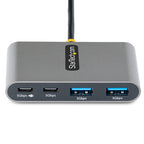 Startech 0.3M, Usb-C Hub, 100W, Usb(2), Usb-C(2), 5Gbps, 2Yr