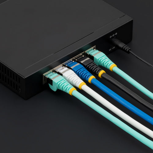 Startech 3M Aqua Cat6A S Ftp Snagless Patch Cable Lszh
