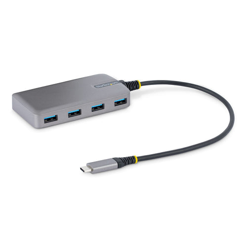 Startech 4-Port Usb-C Hub - 5Gbps - Bus Powered - USB C To 4X Usb-A Hub W/ Optional Auxili