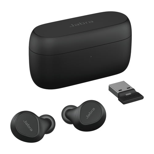 Jabra Evolve2 Uc Wireless Earbuds + Link390A Bt Adapter, Usb-A