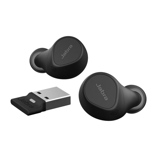 Jabra Evolve2 Uc Wireless Earbuds + Link390A Bt Adapter, Usb-A