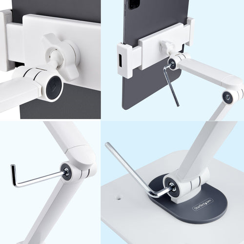 Startech Universal Tablet Desk Stand- White