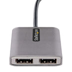 Startech 2 Port Usb-C Mst Hub, Dp Multi-Monitor Adapter, 2X 4K 60Hz 3 Yr
