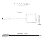 Startech 2 Port Usb-C Mst Hub, Dp Multi-Monitor Adapter, 2X 4K 60Hz 3 Yr