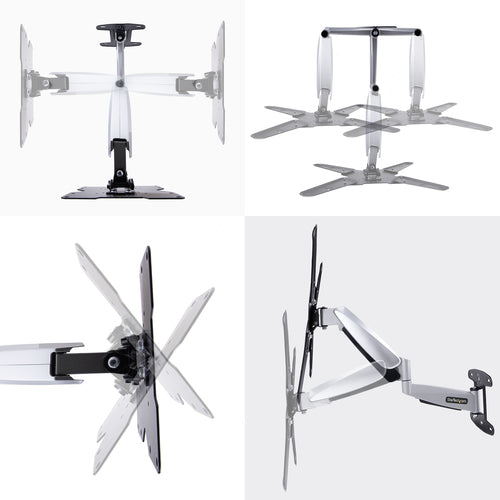 Startech Vesa Tv Wall Mount, Full Motion Mount For 23"-55" Displays 2Yr