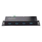 Startech 4 Port Industrial USB 3.0 5Gbps Hub Mountable Rugged Usb-A Hub 2Yr