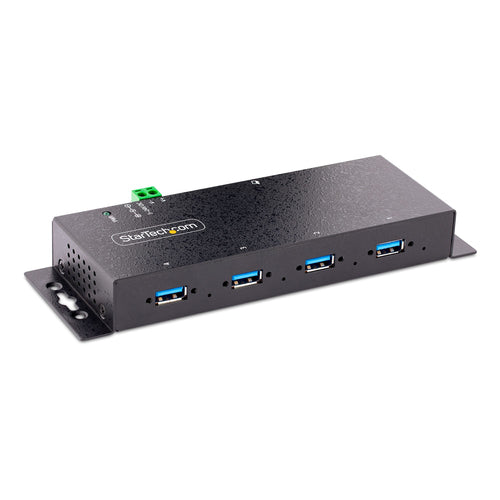 Startech 4 Port Industrial USB 3.0 5Gbps Hub Mountable Rugged Usb-A Hub 2Yr