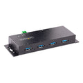 Startech 4 Port Industrial USB 3.0 5Gbps Hub Mountable Rugged Usb-A Hub 2Yr