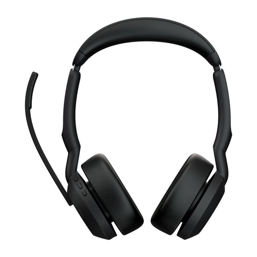 Jabra Wireless Evolve2 55 Uc Stereo Bluetooth Anc Headset +Link390A, Usb-A