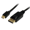 Startech 2M Mini Display To Display 1.2 Cable, 4K, Support Dpcp, Hdcp, Black, Ltw