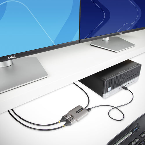 Startech 2 Port Displayport Mst Hub, Dual 4K 60Hz Multi-Monitor Adapter 3 Yr