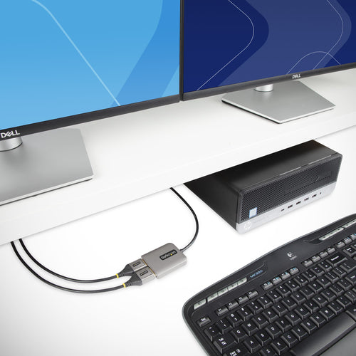 Startech 2 Port Displayport Mst Hub, Dual 4K 60Hz Multi-Monitor Adapter 3 Yr