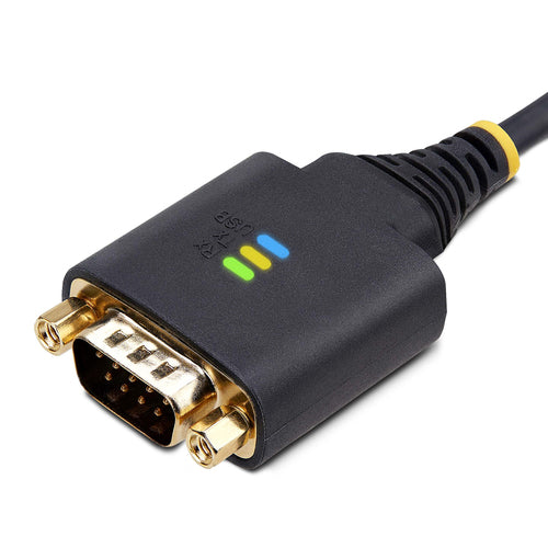 Startech 6.6Ft (2M) USB To Serial Adapter Cable, Com Retention, Interchangeable Screws/Nut