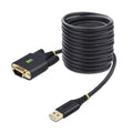 Startech 10Ft (3M) USB To Serial Adapter Cable, Com Retention, Interchangeable Screws/Nuts