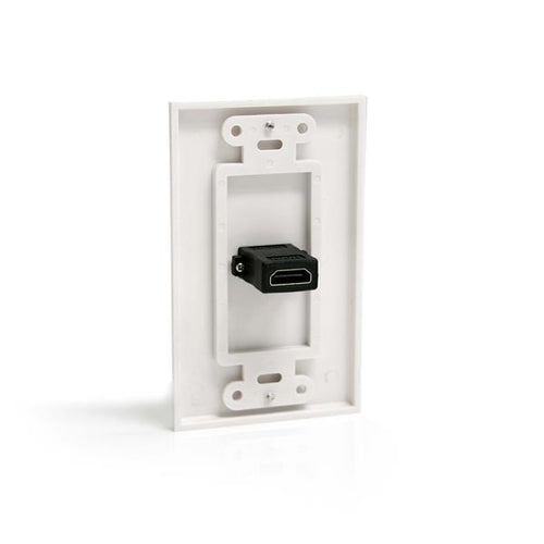Startech Single Outlet Female HDMI Wall Plate, White
