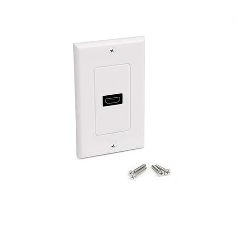 Startech Single Outlet Female HDMI Wall Plate, White
