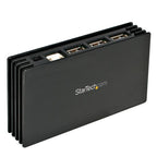 StarTech 7 Port Compact Black USB 2.0 Hub, Taa