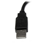Startech 0.15M Usb2.0 A Toa Extension Cable, M/F, Black, Ltw