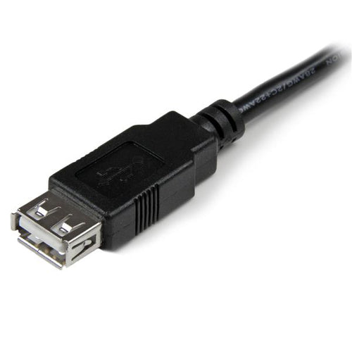 Startech 0.15M Usb2.0 A Toa Extension Cable, M/F, Black, Ltw